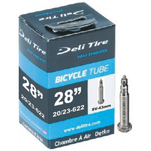 Deli Buitenband binnenband sv15 28 inch race 18 25-622 60 mm extra lang