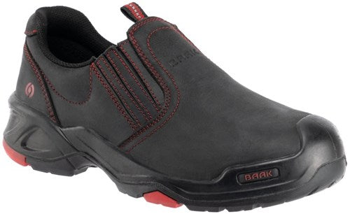 Baak brian instapper 6341 s3 werkschoen | zwart rood | maat 47 - 4031783009153