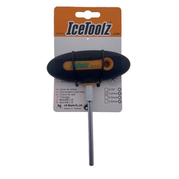 Icetoolz spaaknippelsleutel 12b8 - 3,2 mm met t-handvat
