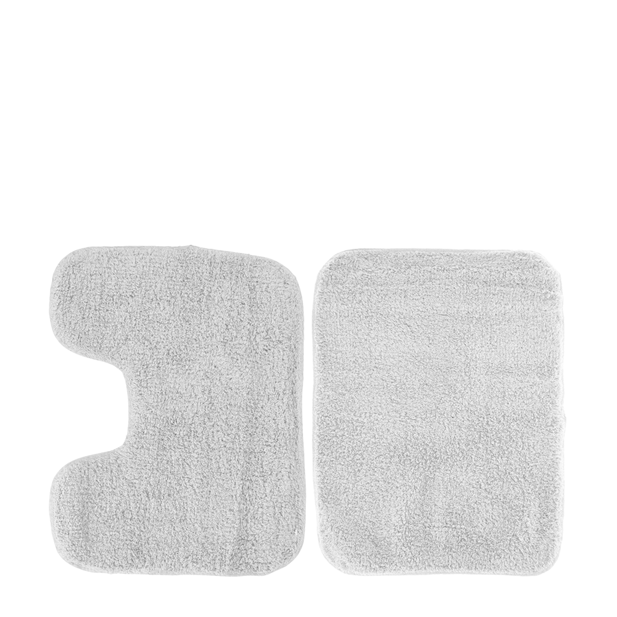 Badkamermat set off white 2-delig