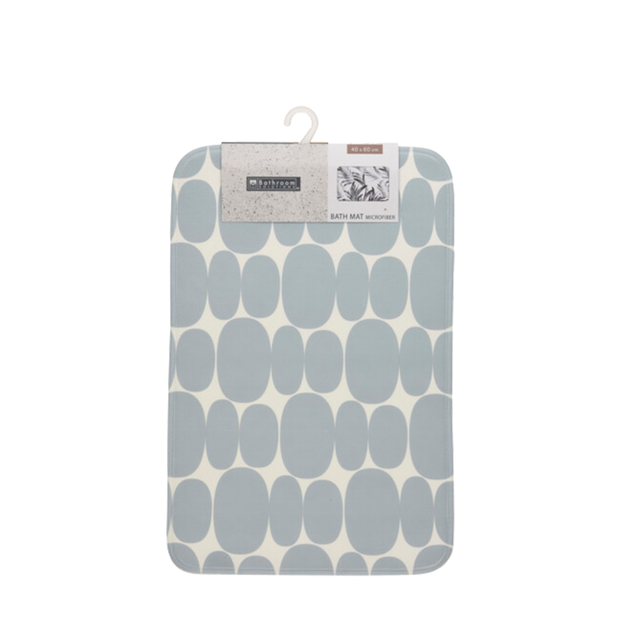 Badmat microvezel pebble 60x40cm
