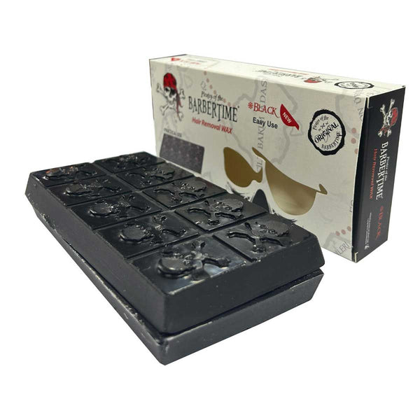 Barbertime hair removal wax black 500gr.