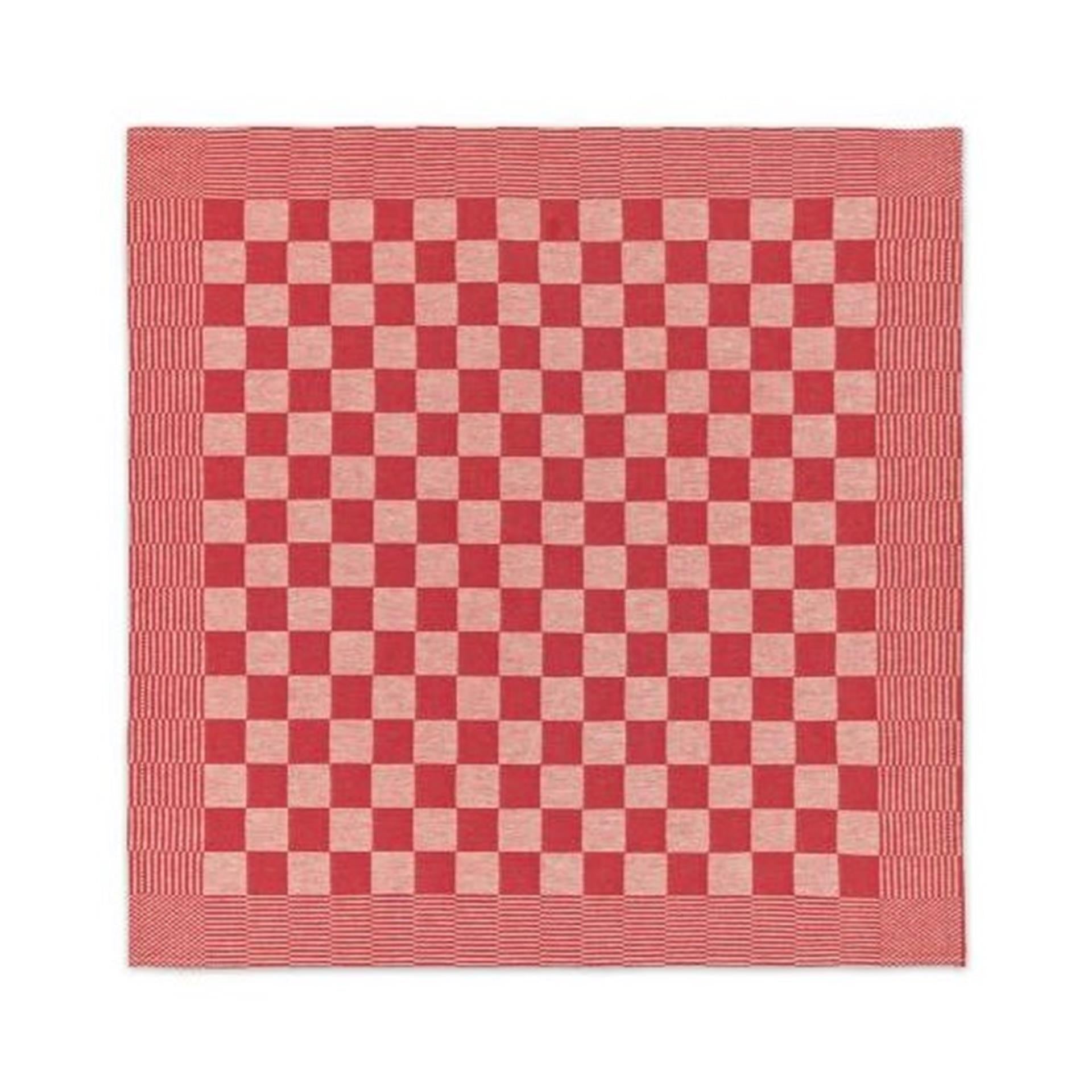 Ddddd theedoek bbq rood 60x65cm 6stuks