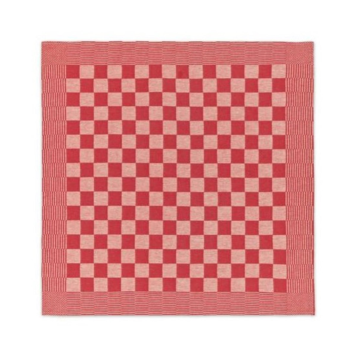 Ddddd theedoek barbeque rood 60x65cm 6 stuks