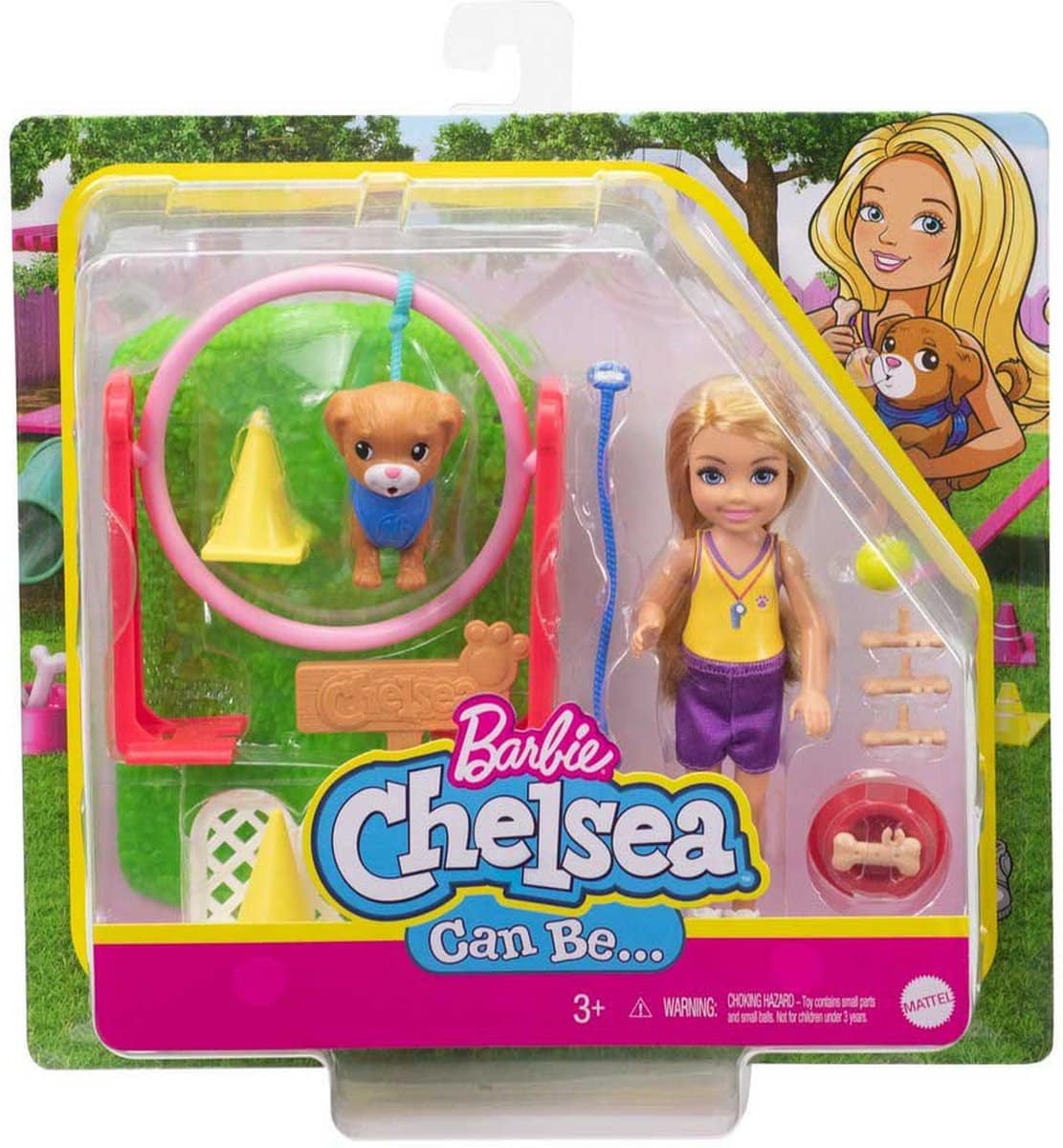 Otto simon barbie chelsea tienerpopje kan zijn, hondentrainer chelsea speelset