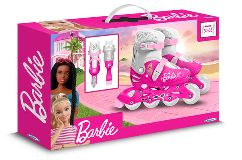Barbie Inline Skates Hardboot Verstelbaar Roze maat 30-33