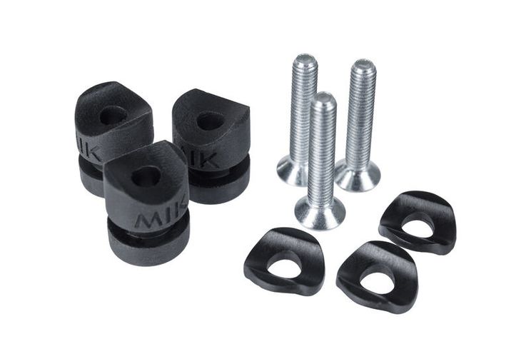MIK SIDE - noppen - set van 3 stuks - zwart