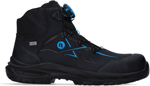 Bata werkschoen fayvr stone xw mid boa s7s | zwart | maat 48 - 8712843719064