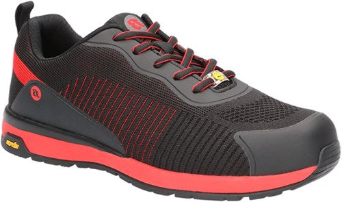 Bata werkschoen radiance spark laag s1p | zwart rood (w) | maat 44 - 00.017.115.44