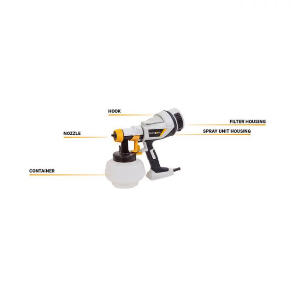 Batavia producten maxxspray 500w elektrische verfspuit hvlp