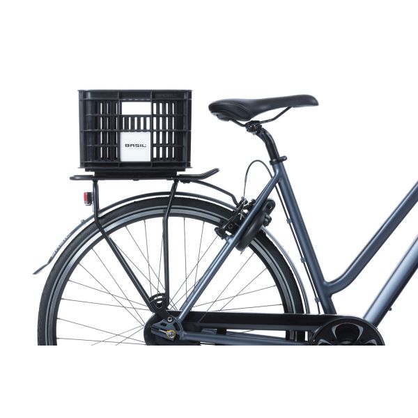 Basil fietskrat S - klein - 17,5 liter - zwart
