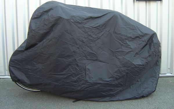 Housse de pyjama cycliste Qt cycle tech nylon noir pour 1 vélo