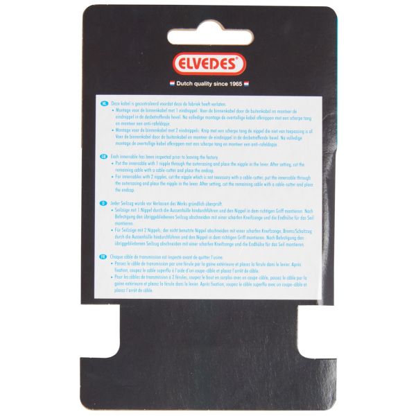 Câble intérieur de frein Elvedes 2000mm V-mamelon en acier inoxydable 6411RVS