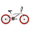 Royal bmx fiets -bugatti tornado freestyle 20 inch - wit met rode banden