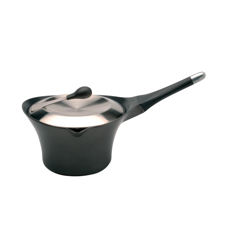 Berghoff auriga steelpan met deksel afneembaar handvat zwart ø20cm