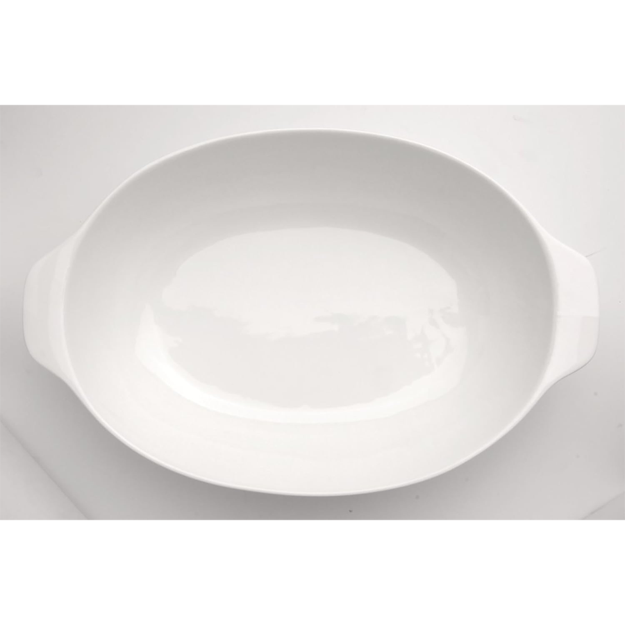 Berghoff bianco ovenschaal ovaal 43x9x27cm