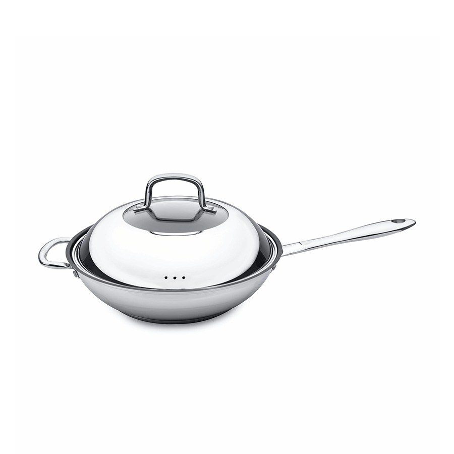 Berghoff collect cook wokpan 2 handvaten met deksel ø28cm