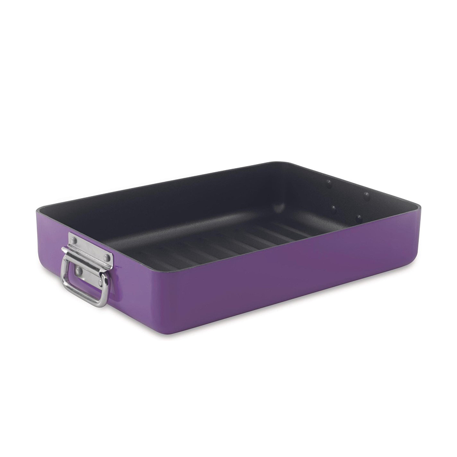 Berghoff eclipse braadschotel paars 44,5x25x7cm