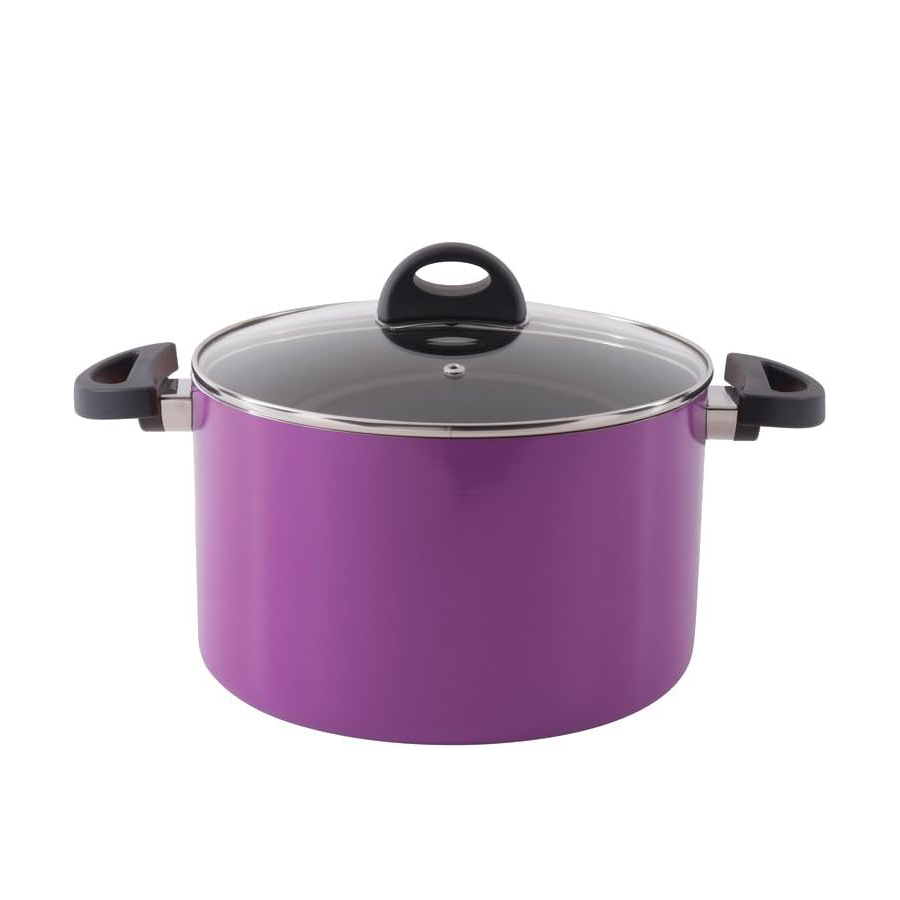 Berghoff eclipse kookpot met deksel paars ø24cm