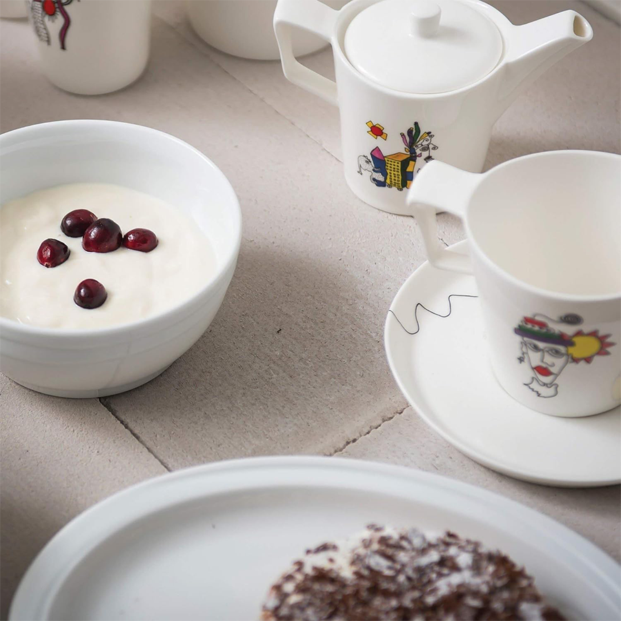 Berghoff eclipse ontbijtkop met bordje codriez 2 stuks