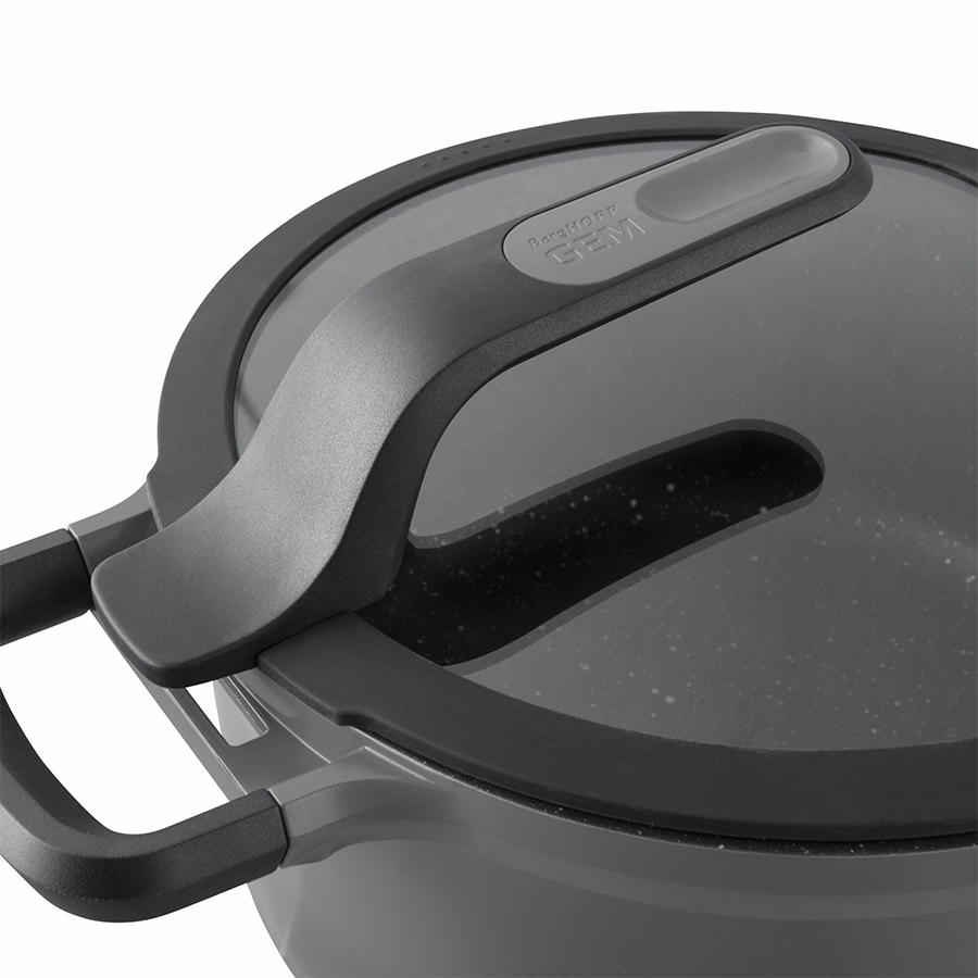 Berghoff gem sauteerpan 2 handvaten met deksel stay cool grijs ø28cm