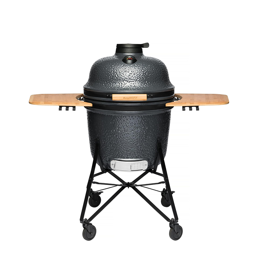 Berghoff ron keramische bbq large steengrijs 58cm 8-delig