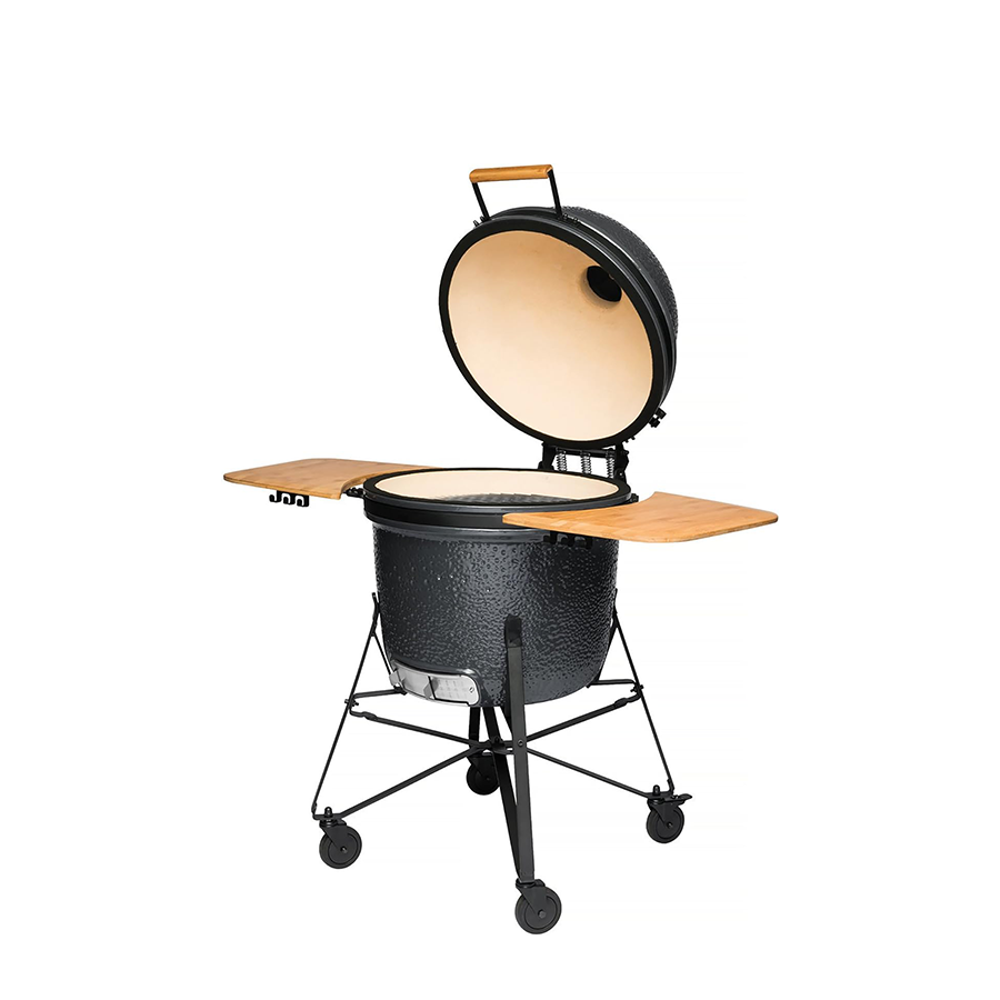 Berghoff ron keramische bbq large steengrijs 58cm 8-delig