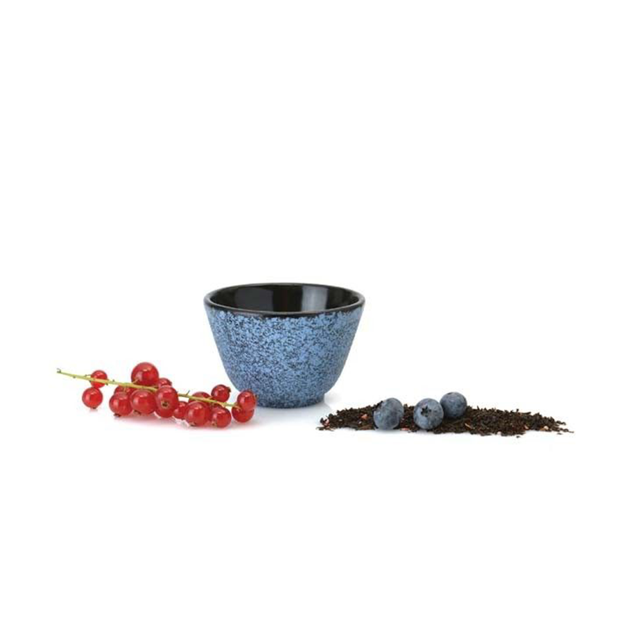 Berghoff studio theemok gietijzer blauw 100ml 2 stuks