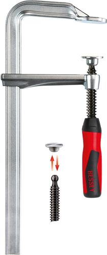 Bessey geheel stalen lijmtang gz-2k 100 60 - gz102k