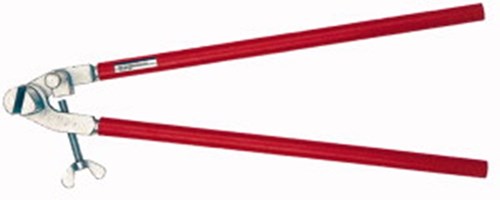 Bessey gootsteunbuigtang | l.680 mm sleuf-b.10 mm gewicht 3,15 kg | temperijzer-kop | v. gootijzers tot 40x6 mm | 1 stuk - d396 - d396