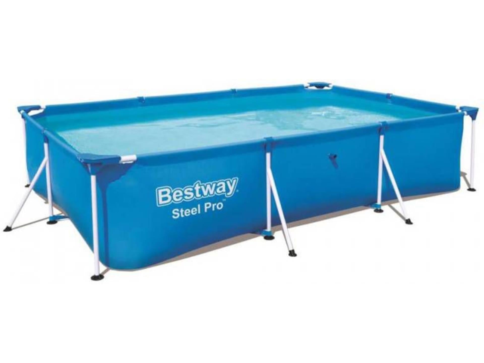 Bestway zwembad staal pro rechthoek 300