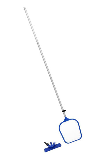 Basis Schoonmaakset Inclusief Telescoopsteel Blauw