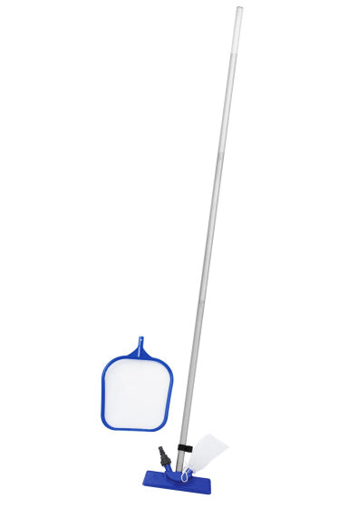 Basis Schoonmaakset Inclusief Telescoopsteel Blauw