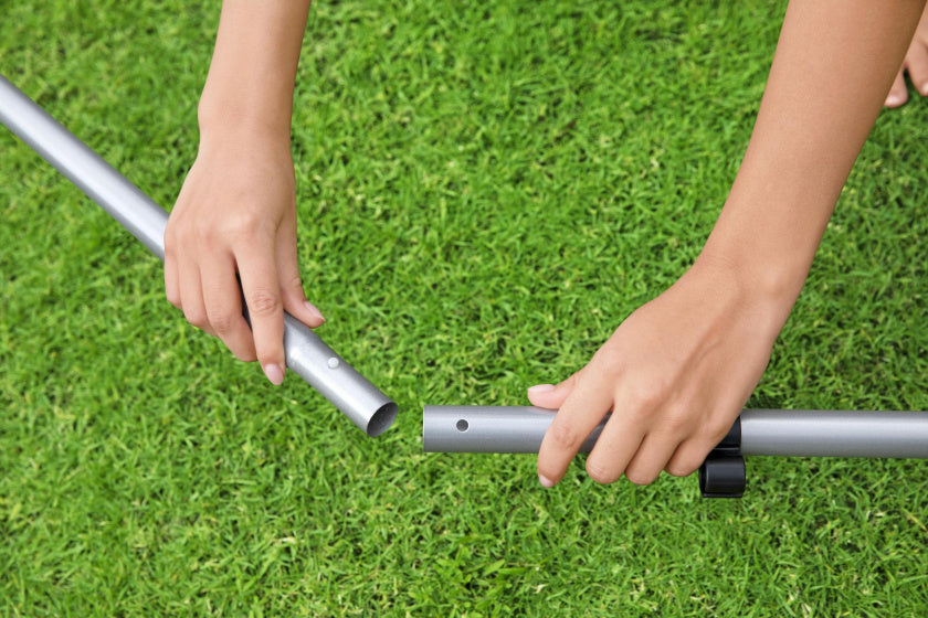 Basis Schoonmaakset Inclusief Telescoopsteel Blauw