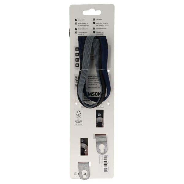 Simson triobinder 60cm - zwart blauw antraciet