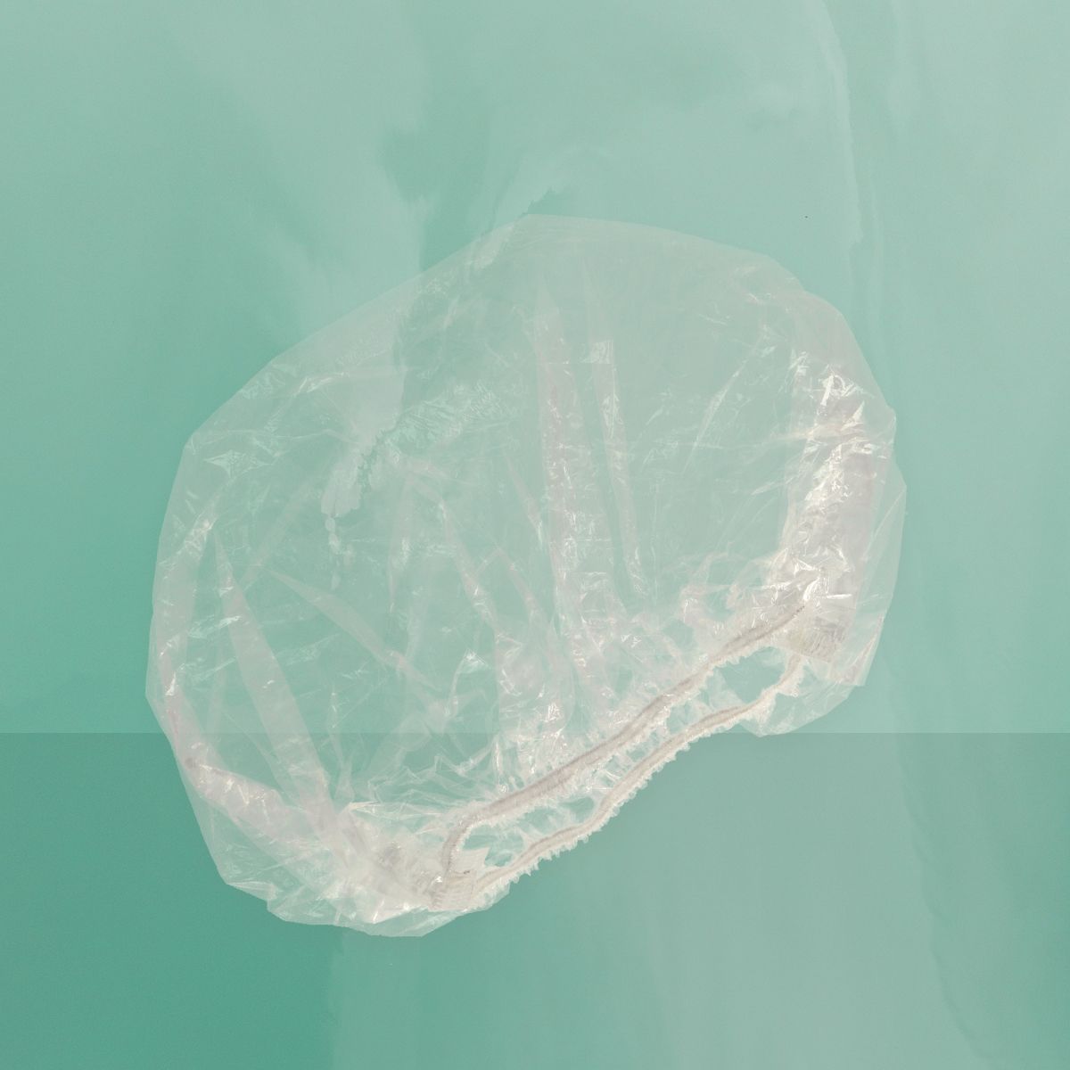 Badplezier douchemuts wegwerp 5 stuks transparant