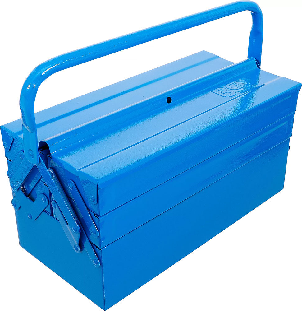 Bgs technic metal tool box with 5 compartments (empty)