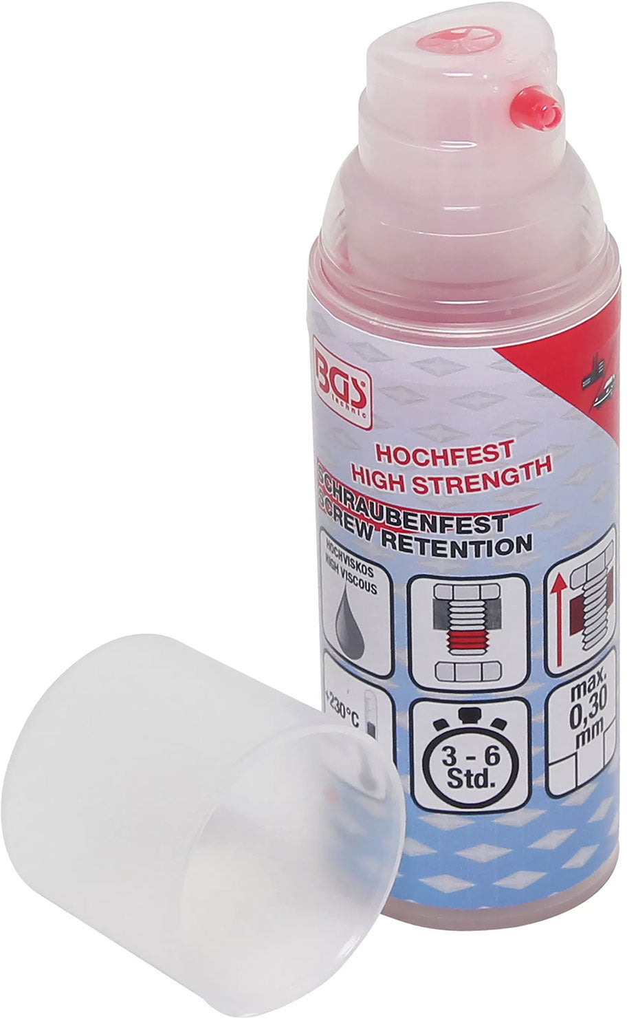 Bgs technic thread-locking fluid high strength 50g