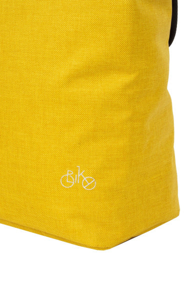 Bikedrops shopper fietstas nylon 21l geel