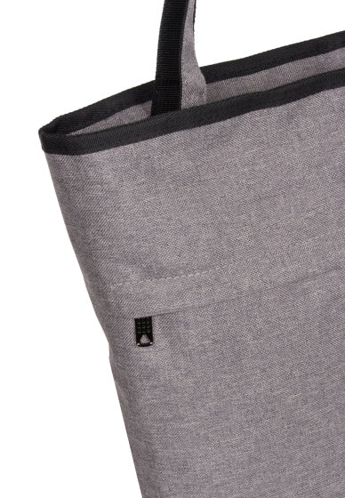 Bikedrops shopper fietstas nylon 21l grijs