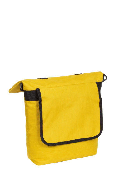 Bike drops shopper fietstas met schouderhengsel nylon 12l geel