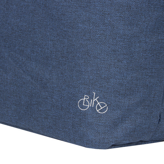 Bikedrops shopper fietstas met schouderhengsel nylon 12l navy