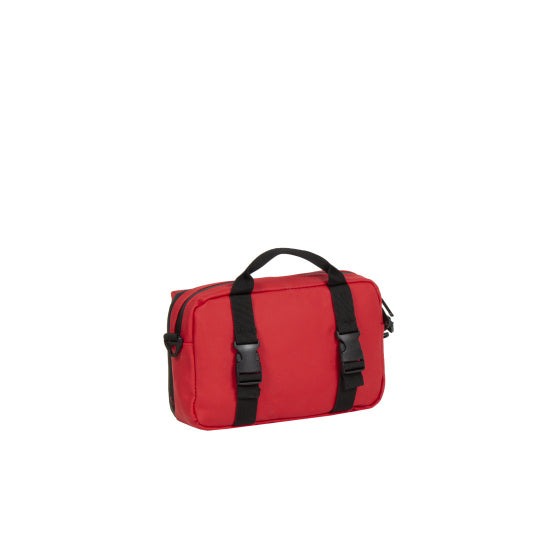 Bike splash waterafstotende stuurtas met schouderhengsel 3l rood