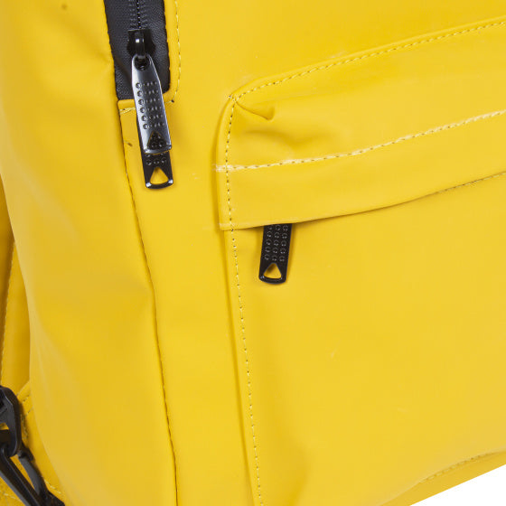 Fiets spatwaterafstotende fietsrugzak 17l geel