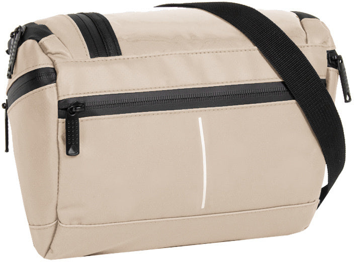 Bike spatwaterafstotende stuurtas met schouderhengsel 5l beige