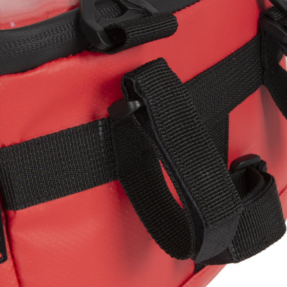 Bike splash waterafstotende stuurtas met schouderhengsel 5l rood