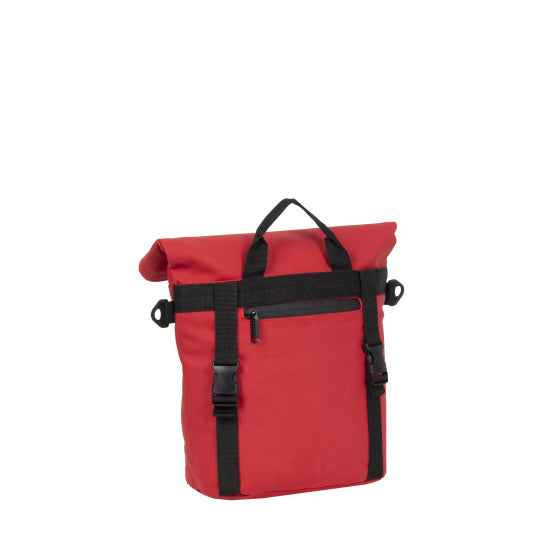 Bike splash waterafstotende stuurtas met schouderhengsel 6l rood