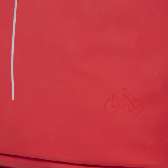 Bike splash waterafstotende stuurtas met schouderhengsel 6l rood