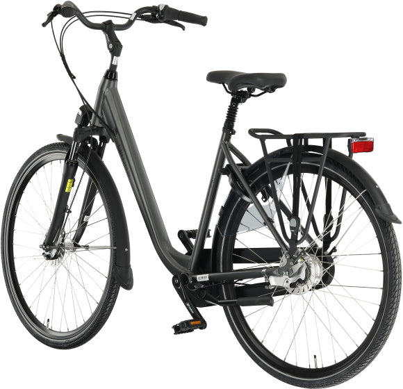 Bimas city 7.3 28 inch 50 cm dames 7v rollerbrake matgrijs