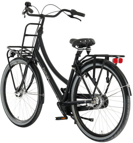 Bimas transporter 3.3 28 inch 50 cm dames 3v rollerbrake matzwart